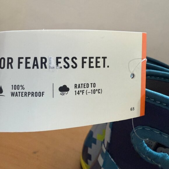 Bogs Toddler Kids Size 5 NEW Indigo Multicolor Digital Camo Print Rain Boots - Picture 11 of 14